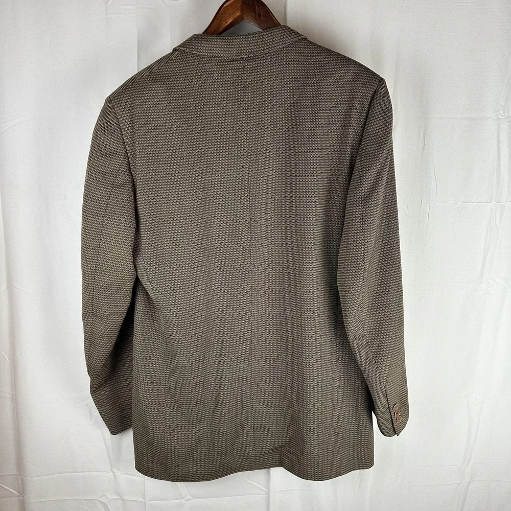 Ermenegildo Zegna Soft Jacket Mens 44R Brown Wool Blazer Made Switzerland‎